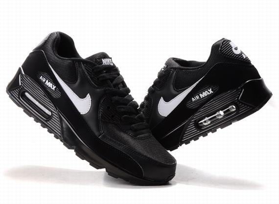 New Men'S Nike Air Max Black/White